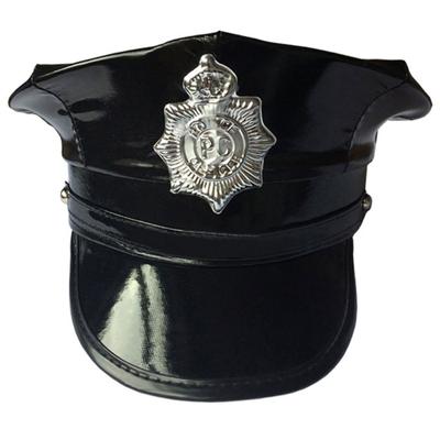 For Police Officer Hat Costume Uniform Hat For Women Newsboy Hat for Police Costume Halloween Party Costume Props