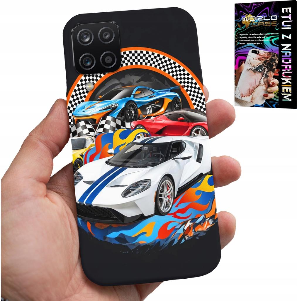 Etui Do Samsung Galaxy A22 5G - Sportowe Samochody, Wyścigi Case + Szkło