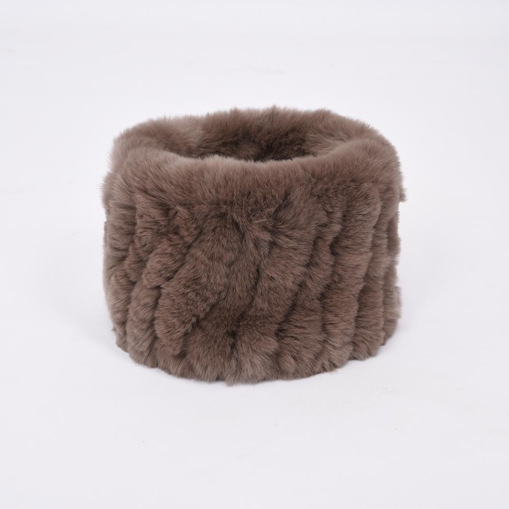 

Зимний шарф из эластичного меха ручной работы, вязаные повязки на голову из натурального меха кролика рекс, кольцо из натурального меха для девочек, элегантные шарфы One size