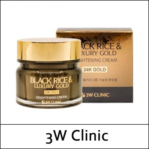 [3W Clinic] (b) Black Rice & Luxury Gold Brightening Cream 100g