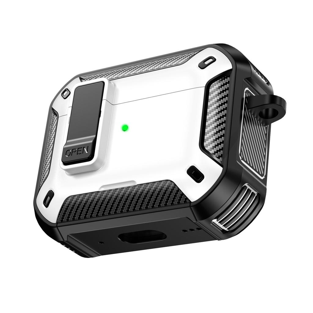 Bluetooth Protective Case for Apple AirPods Pro 2/3/4 with Buckle