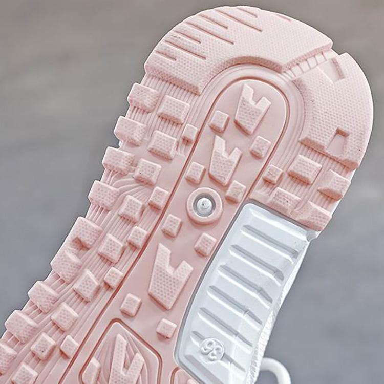 Women's Breathable Sports Single Shoes Spring Casual Mesh Flyknit Sneaker Lightweight Little White Shoes 36-40