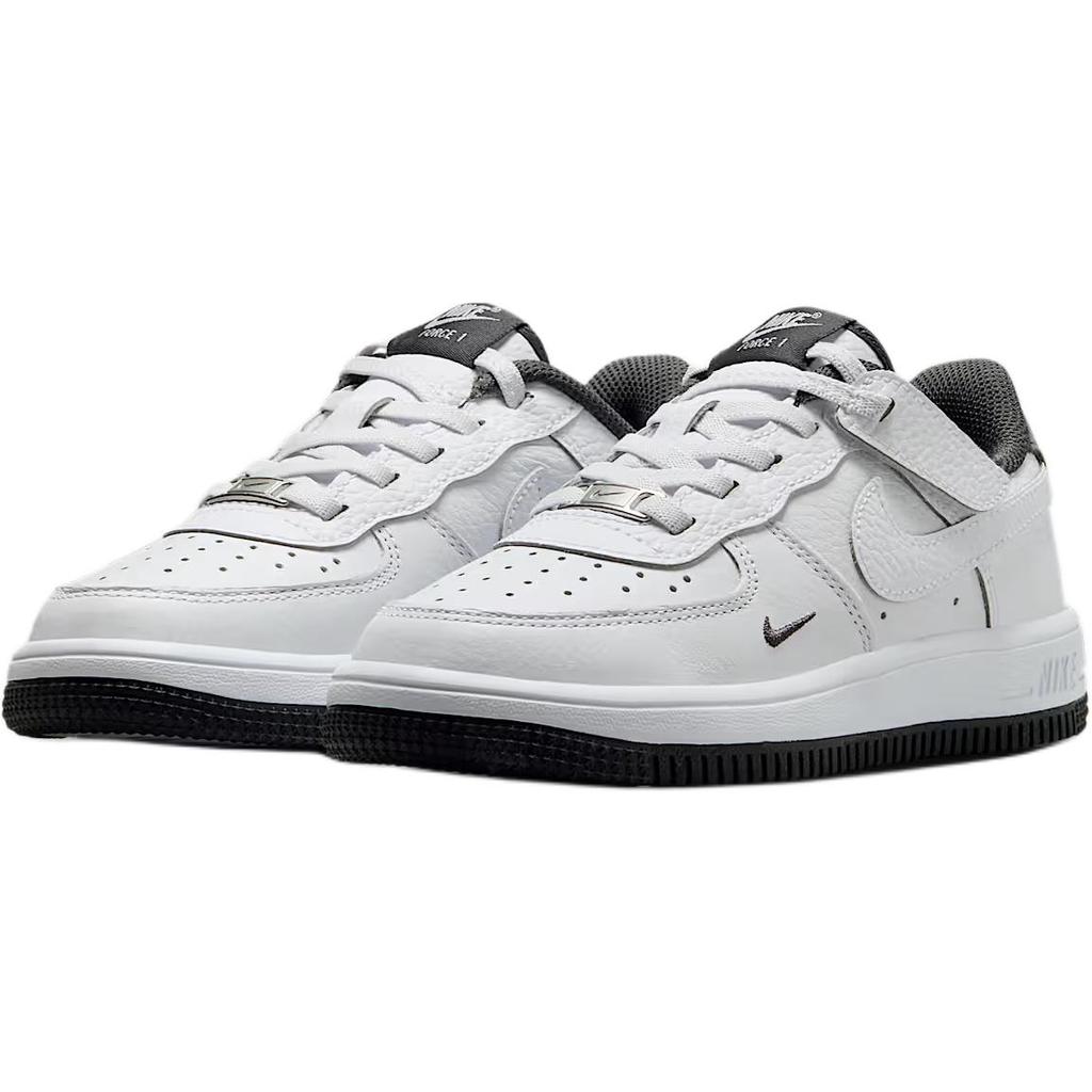 Nike Force 1 Low LV8 Easy On Comfortable Non Slip Durable Low Top Kids Skate Shoes Kids sneaker White HJ6785-100