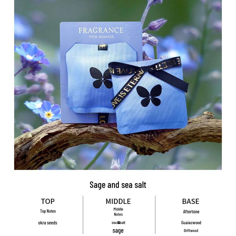 Jasmine Scented Sachet: Bedroom Wardrobe Freshener & Car Odor Remover - Long-Lasting Fragrance Pendant in Stock