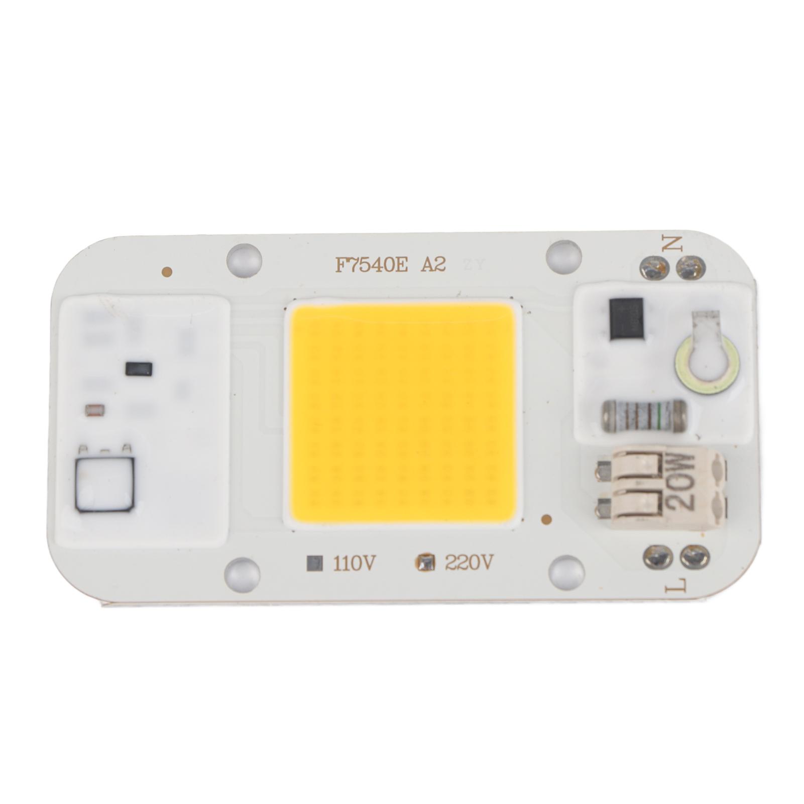 

20W30W50W 220V LED COB Chip Lamp Panel WeldingFree Белый теплый свет Полный спектр(Теплый свет 50 Вт)