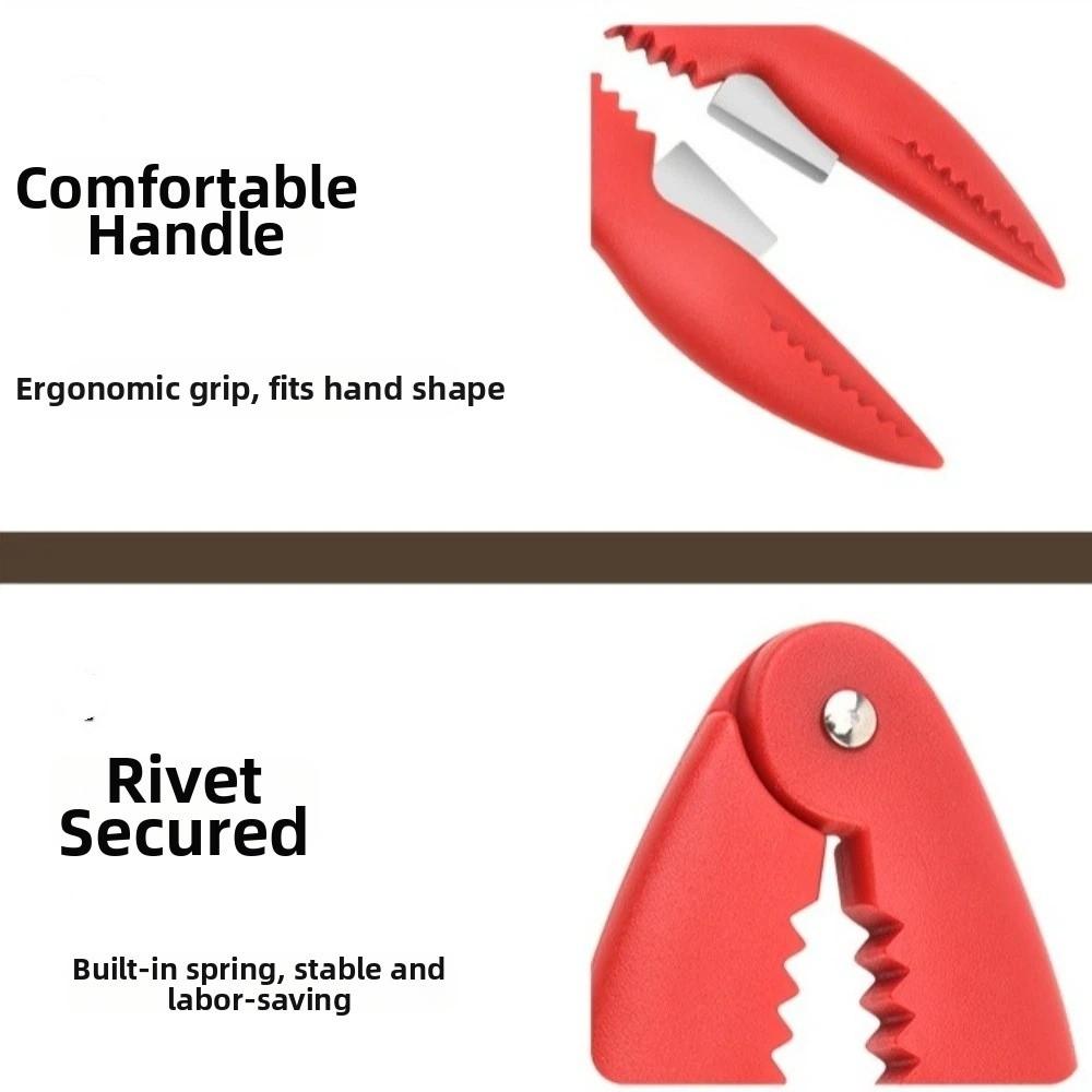 9pcs/set Multifunctional Lobster Cracker Plastic Lobster Clamp Crab Claws Sheller  Seafood