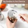 Plastic Mason Jar Opener with Ergonomic Soft Grip for Effortlessly Opening of Bottles Jars and Beverages Home or Outdoors