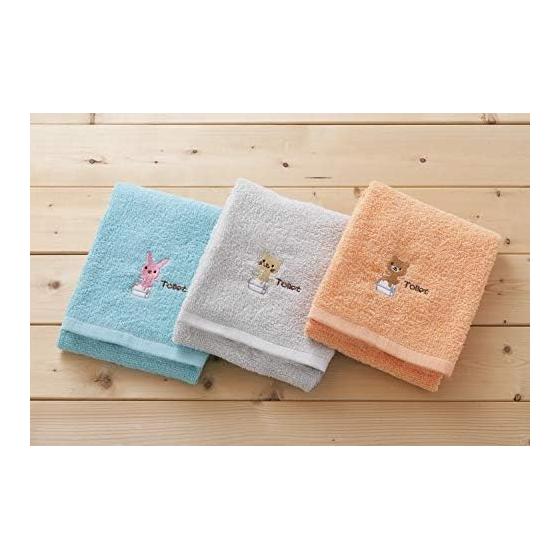Kosugizen Face Towel, Life Select, For Toilet, 3 Colors, 1 Piece Each, 34 x 80cm, Convenient Towel, Set of 3, Can Be Used in Different Life