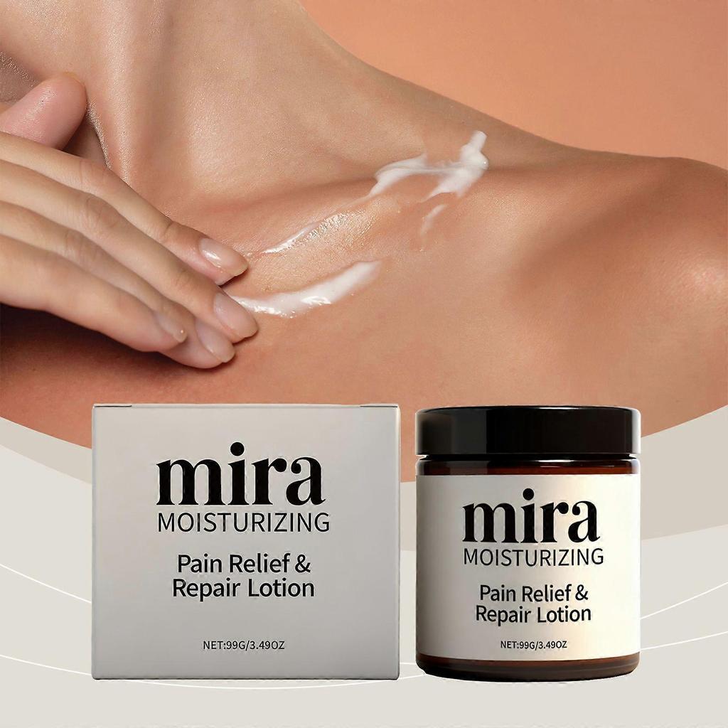 Mira Organics Repair & Pain Relief Lotion – Plant-Based with Arnica, Chamomile & Helichrysum Oil