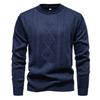 Men S Fleece Thickened Crew Neck Pullover Sweater Casual Warm Base Layer