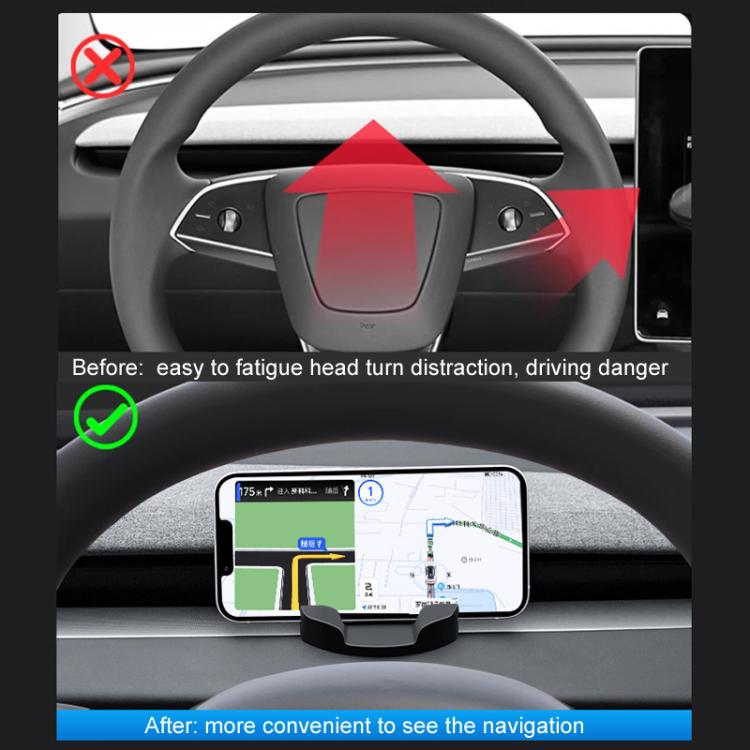 Car Dashboard Silicone Cell Phone Navigation Mount