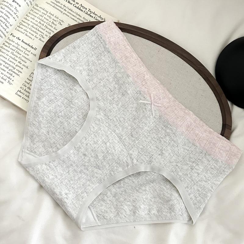 Ladies Spring and Summer Thin New Pure Cotton 10a Antibacterial Briefs