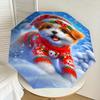 1PC Christmas, Puppy Automatic Open/Close Umbrella with Windproof, 8-Rib Sturdy Canopy, Durable Ribs, Fashionable Design1242A
