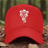 Skull Bouquet Baseball Cap Unisex Polyester Sun Shade Hat Adjustable Outdoor Style