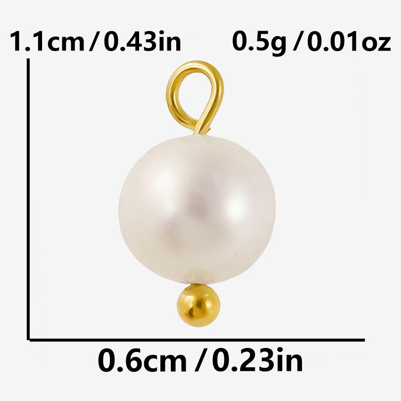 2pcs Irregular Round Three-Dimensional Real Shell Pearl Charm For Jewelry Making Supplies Handmade Sea Beach Accessories Pendant