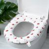 Cuscino per Sedile WC Stampato Impermeabile Universale per Tutto l'Anno Domestico EVA Schiuma di Silicone Coprisedile WC