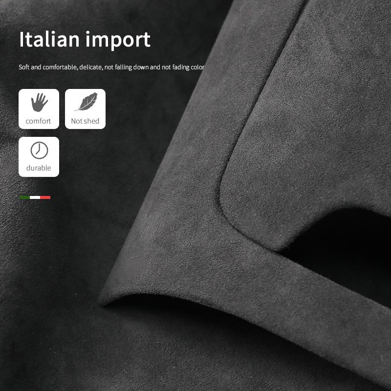 Top Suede For Mercedes Benz C-Class W206 C200 S206 A206   Car Central Console Gear Shift Panel Cover Decorative Panel