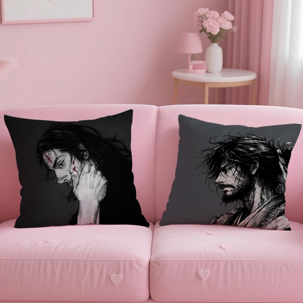 Fashion Vvagabonded Cushion Cover Soft EasyWash Pillow Case Versatile for Couch Bed Travel and Office