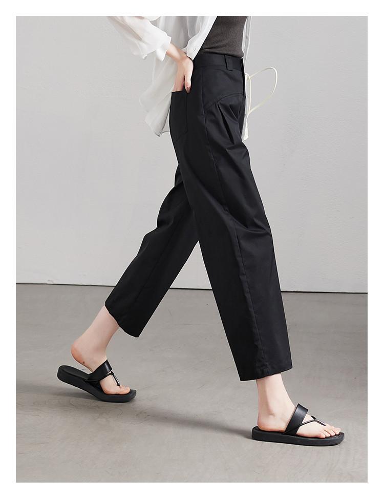 Summer thin casual harem pants for women 2025 fashionable loose and versatile slimming balloon pants