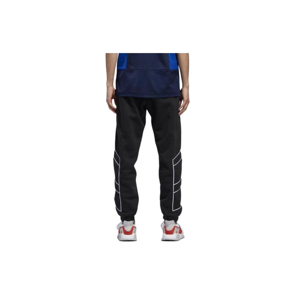 adidas Originals EQT Outline TP Mens Mid-Rise Knitted Sports Pants Men Bottoms Black DH5223