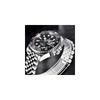 Pagani Design Men's Automatic Diver's Watch GMT Hand Stainless Steel Case Waterproof Ceramic Bezel Sapphire Glass Black PD-1662