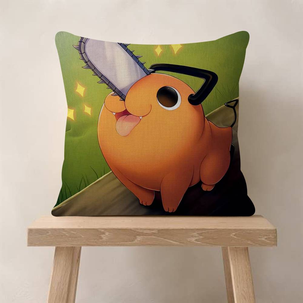 ANIME Chainsaw Man PPochita Cushion Cover 30x50 Polyester Sofa Cushions Decorative Throw Pillows Home Decoration Pillowcover