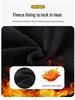 Women's Plus Size Black Velvet Yoga Flare Pants - High Waist, Slimming, Autumn/Winter Outerwear
