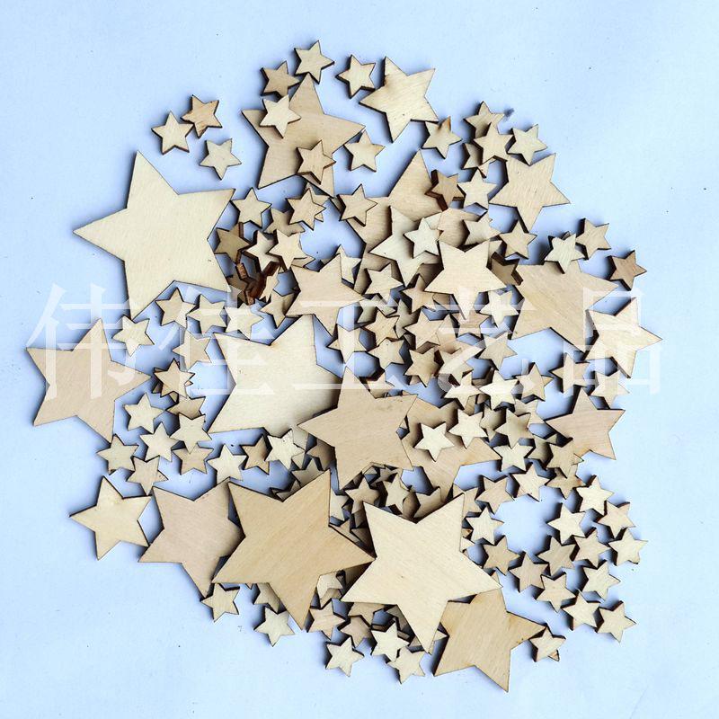 

Laser-Cut Wooden Star Buttons for Children s Handmade Jewelry and Crafts