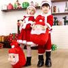Christmas Costume For Kids Red Santa Outfit With Velvet Fabric