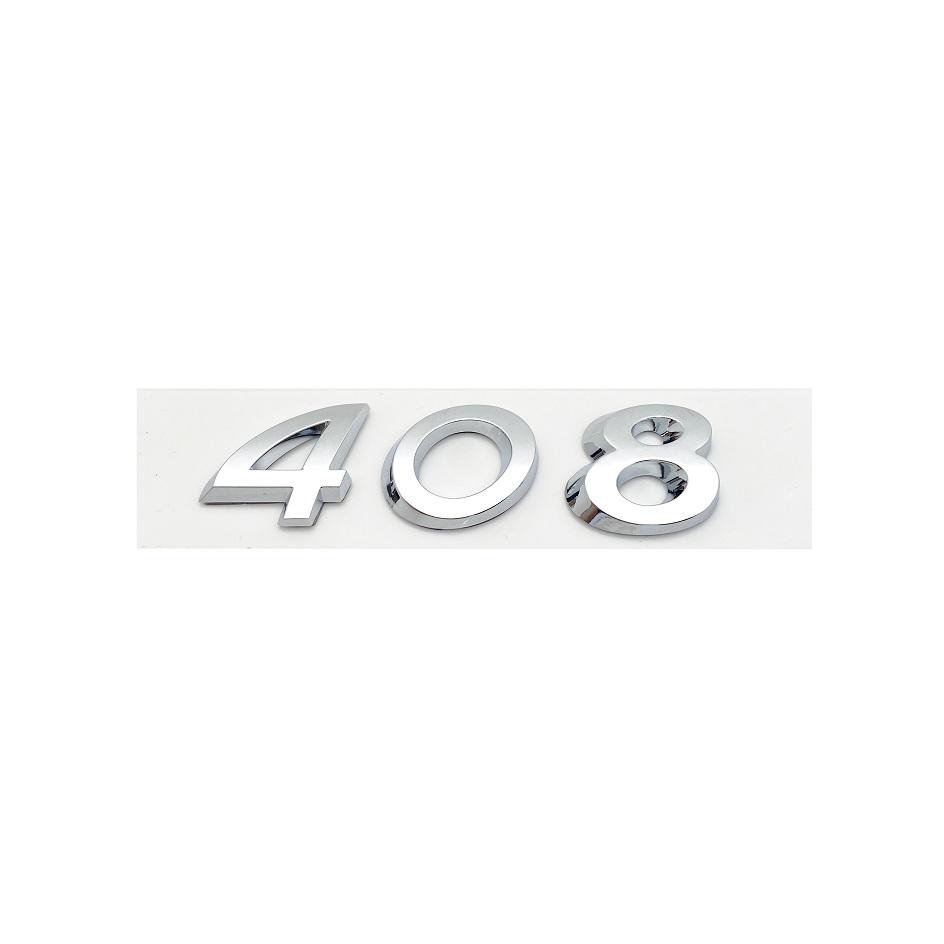 2026 Horká Samolepka na Auto 3D Černé Stříbrné Písmena 206 207 301 307 308 408 508 Znak pro Peugeot Auto Blatník Kufr Zadní Logo Samolepka
