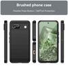For Google Pixel 8a Case Slim-Fit TPU Cell Phone Cover Carbon Fiber Texture Shell