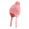 Langzhen 2024 Baby Pom Pom Knit Hat – Cute, Warm, Ear-Protected for Autumn & Winter