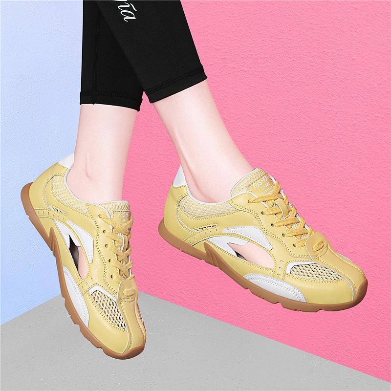 

Popular dad shoes women s summer thin German training shoes new lightweight mesh breathable white casual sports shoes 35