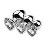 3PCS S/M/L Metal Anal Plug Butt Plug Sex Toy Butt Toy for Women Men Couples Adult Game Masturbator Anal Diamond Sex Shop 18+