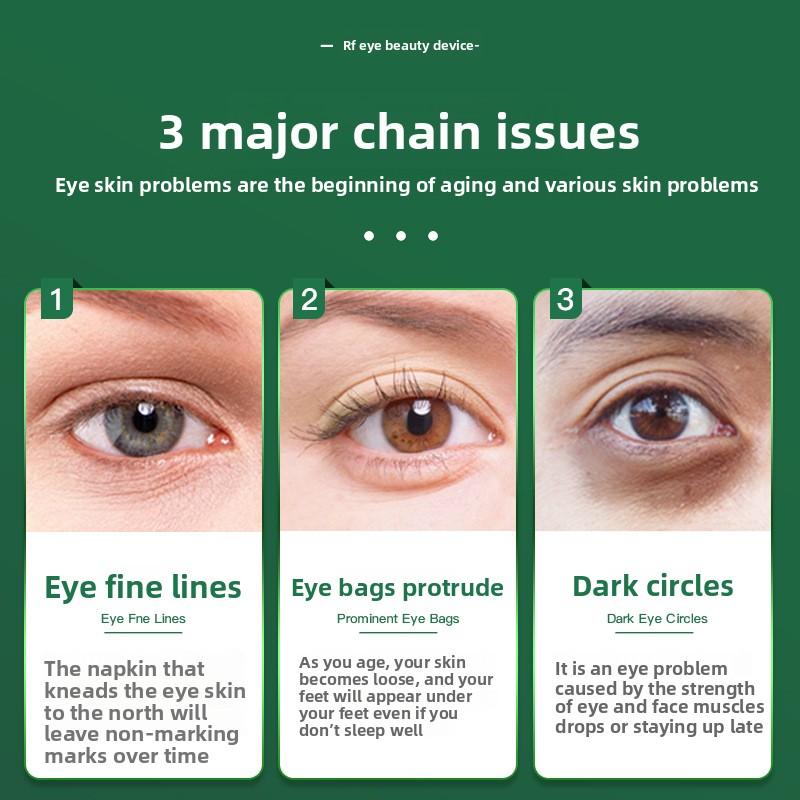 Heating and Introducing Beauty Instrument EMS Eye Protection Instrument Hot Compress To Remove Dark Circles Electric Eye Beauty Instrument