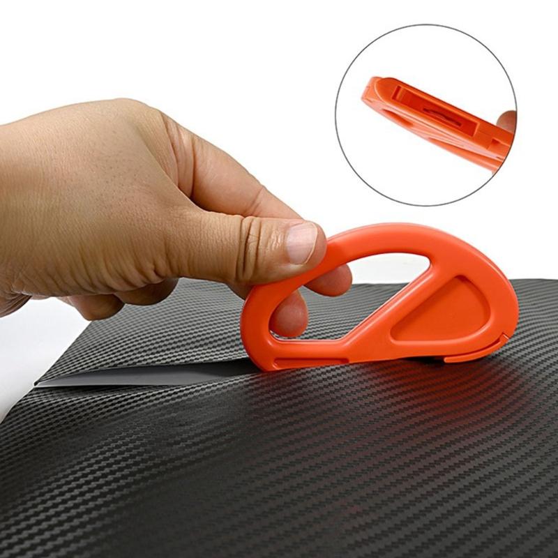 Safety Cutter Ergonomic Grip Paper Trimmer for Carton Paper Cardboard Safety Paper Cutter for Scrapbooking Card Making