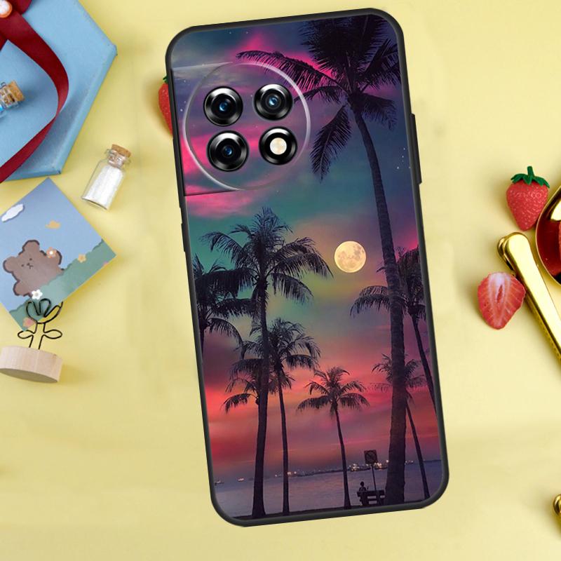 

Stars Space Palm Trees Case For OnePlus 15 13 12 11 9 10 Pro 13T 13R 12R 10T 8T Nord 5 CE 3 4 2 Lite N20 N30 Cover OnePlus 10T