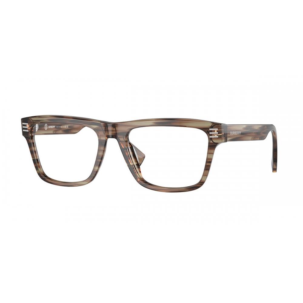 

Burberry Be2387 4098 Men Eyeglasses Green Horn/55-18-150