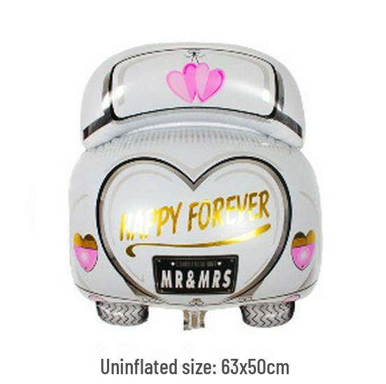 Cartoon Car Aluminum Balloon for Kids' Birthday Party & Venue Decoration