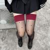 Women's Stockings Dot Printed Transparent Thigh High Stockings Lolita Cute Nylon Stockings for Girls Cosplay Fashion Long Socks