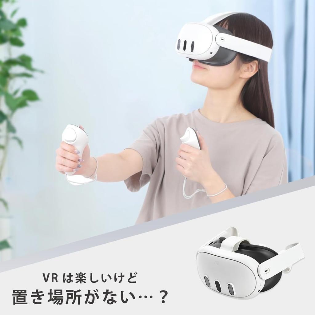 [Compatible with All Meta Quest Series] Multi-VR Charging Stand Meta Quest Desktop Dock Accessory (Type-C Fast Charging with LED Light)