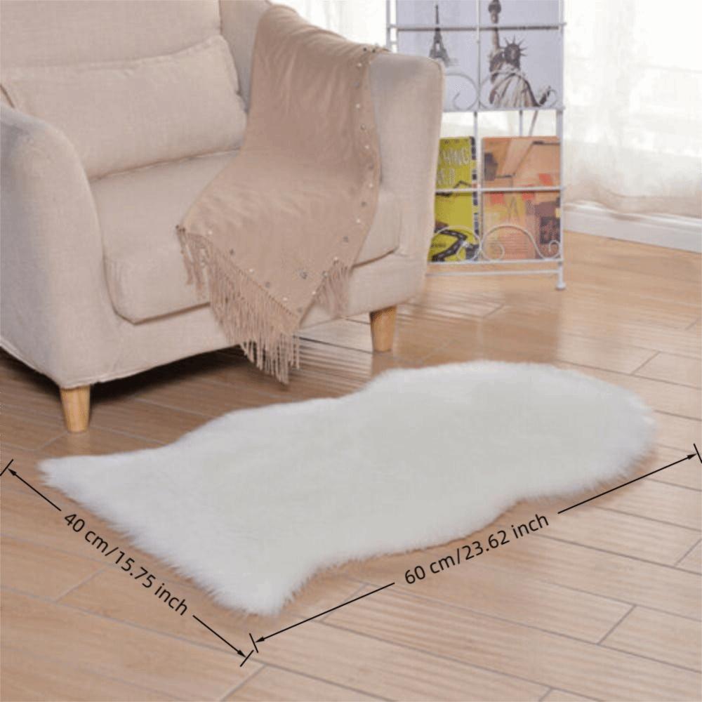 Long Hair Carpet Floor Protection Fluffy Shaggy Faux Fur Soft Rugs Sheepskin Rug Bedroom Mats