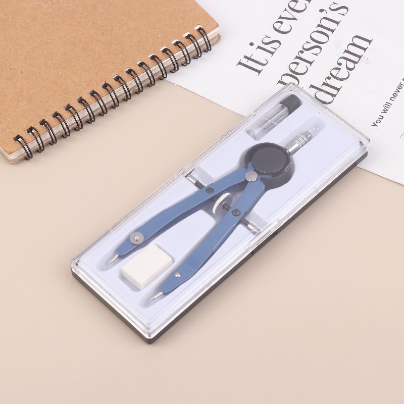 Multifunction Metal Precision Screw Compass Kit Engineering Drawing Tools Student Exam Drawing Stationery Supplies 1Pcs синий