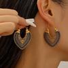 Bohemian Floral Totem Earrings: Elegant High-End Carved Accessories for Women