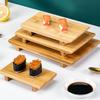 Bamboo Sushi Board Japanese And Korean Cuisine Rectangular Sushi Tray Serving Plate Cooking Sashimi Tableware Wood Platter Board