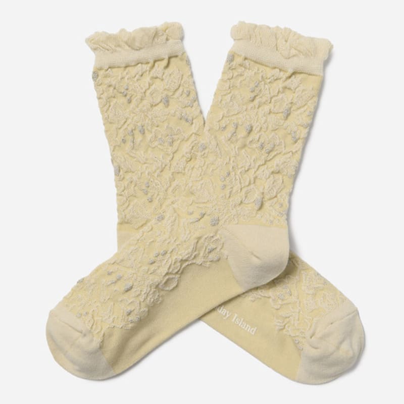 Thursday Island Flower Skashi Socks_T256MSC131W