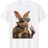Steampunk Rabbit Fantasy Art Design T-Shirt