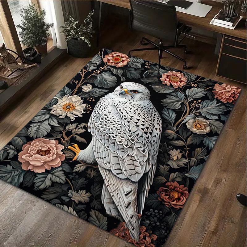 

1Pc Animal Flowers Rug - home decoration Carpet For Living Room Bedroom Flooring Computer Chair Area Rug 40x60cm( 15x23in )