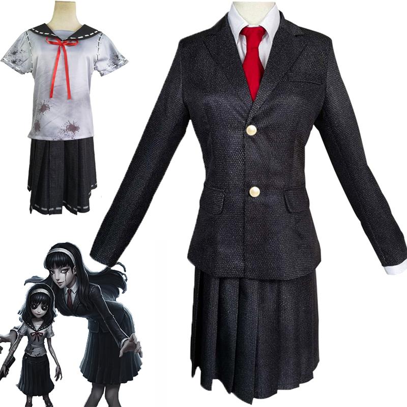 V Kawakami Identity Tomie Cosplay Costume School Jk Uniform Full Set Suit Outfit