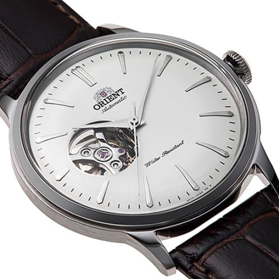Orient Bambino Open Heart Automatic Men's Watch RN-AG0005S White Dial Silver Mechanical Japan Warranty